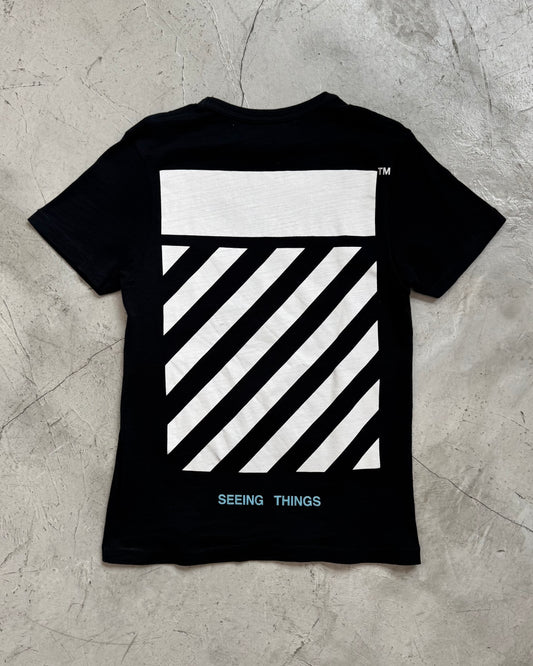 OFF-WHITE BLACK CARAVAGGIO TEE
