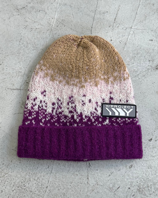 Y/PROJECT SS23 GRADIENT KNIT BEANIE