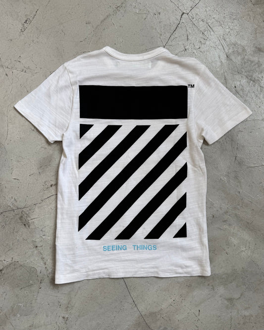 OFF-WHITE WHITE CARAVAGGIO TEE