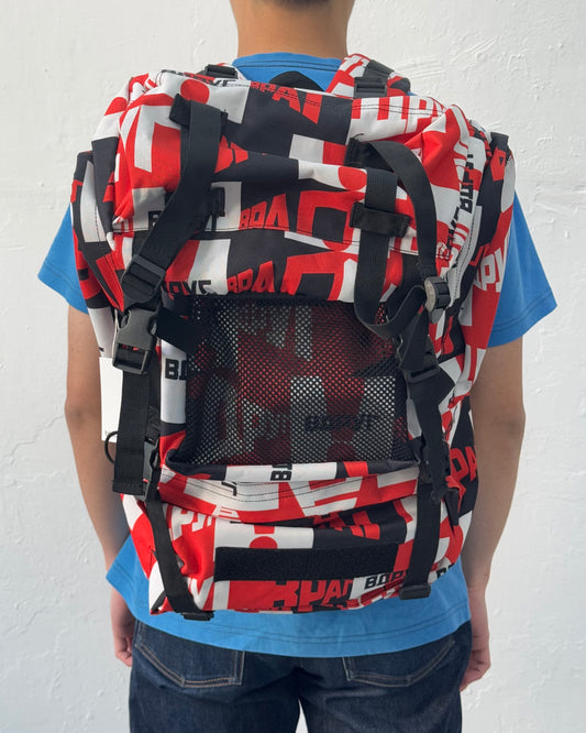 GOSHA RUBCHINSKIY FW18 MEDIUM PRINTED BACKPACK