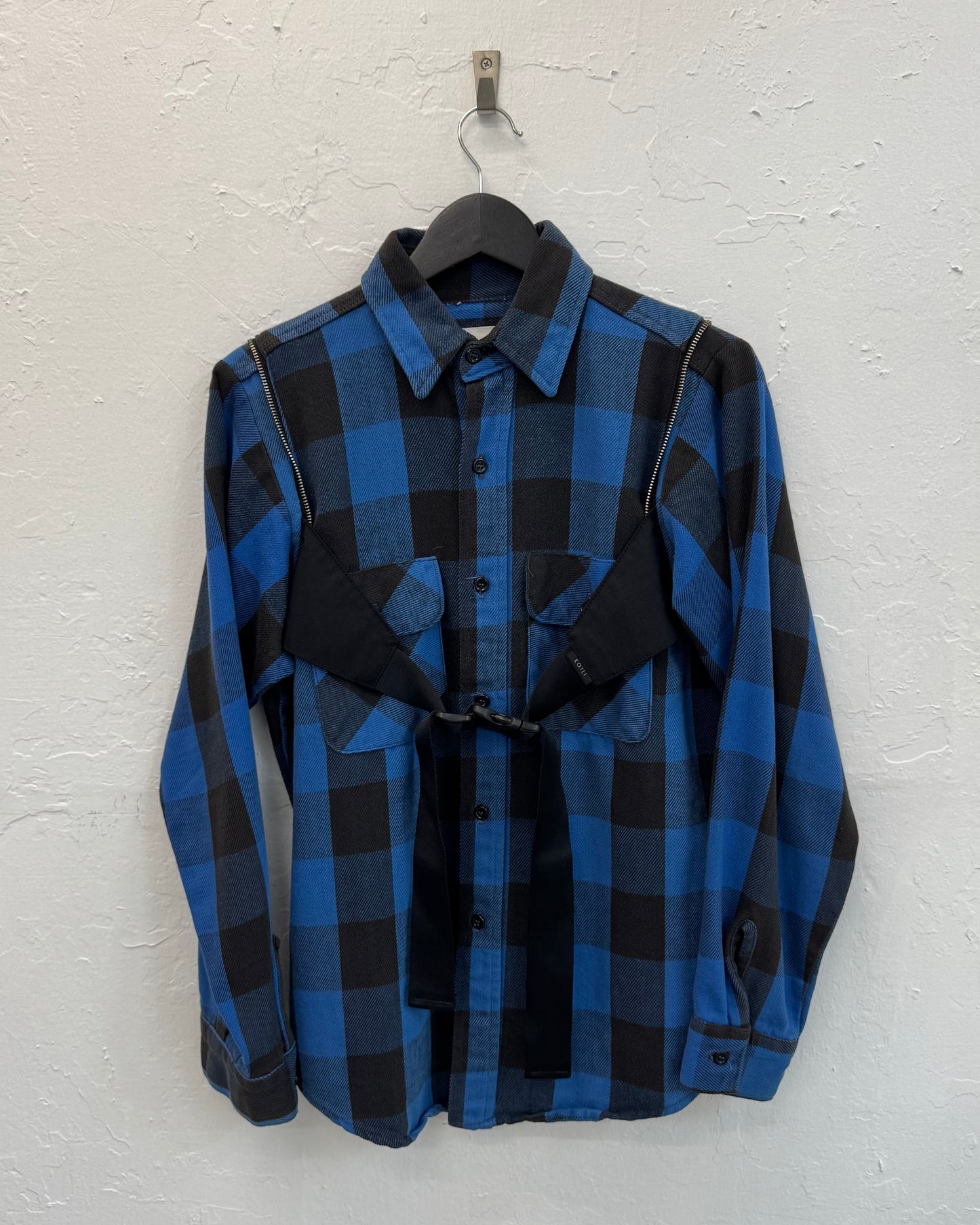 TAKAHIROMIYASHITA THE SOLOIST X OLD PARK ZIP FLANNEL SHIRT