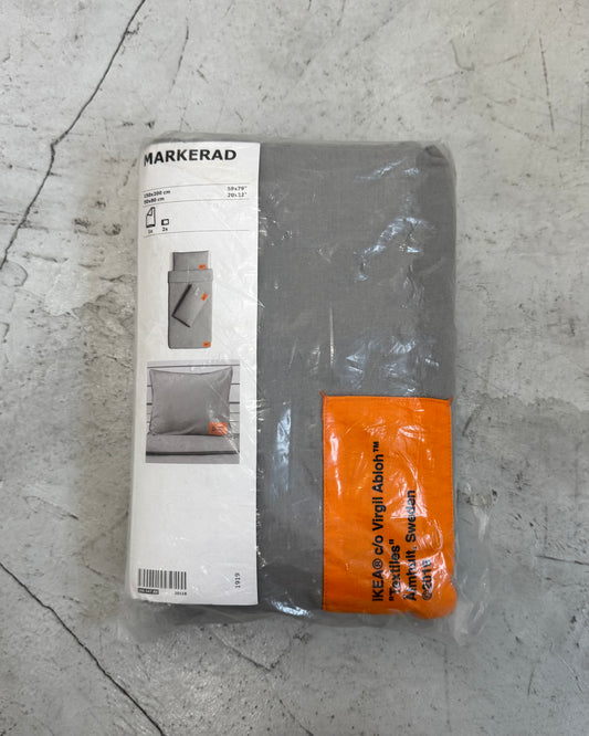 VIRGIL ABLOH X IKEA MARKERAD DUVET AND PILLOW COVER
