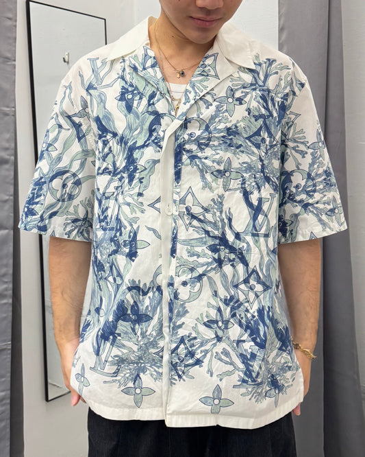 LOUIS VUITTON PRE-FALL 23 AQUAGARDEN MONOGRAM SHIRT